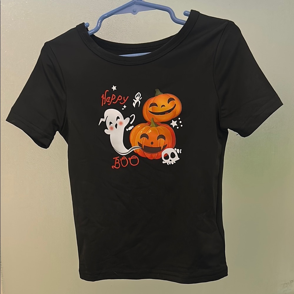 Kids Black Halloween Tee